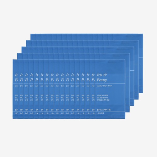 [라브아] 대용량 벌크형 센티드 드라이시트 아이리스&amp;피오니 (1box/800매)